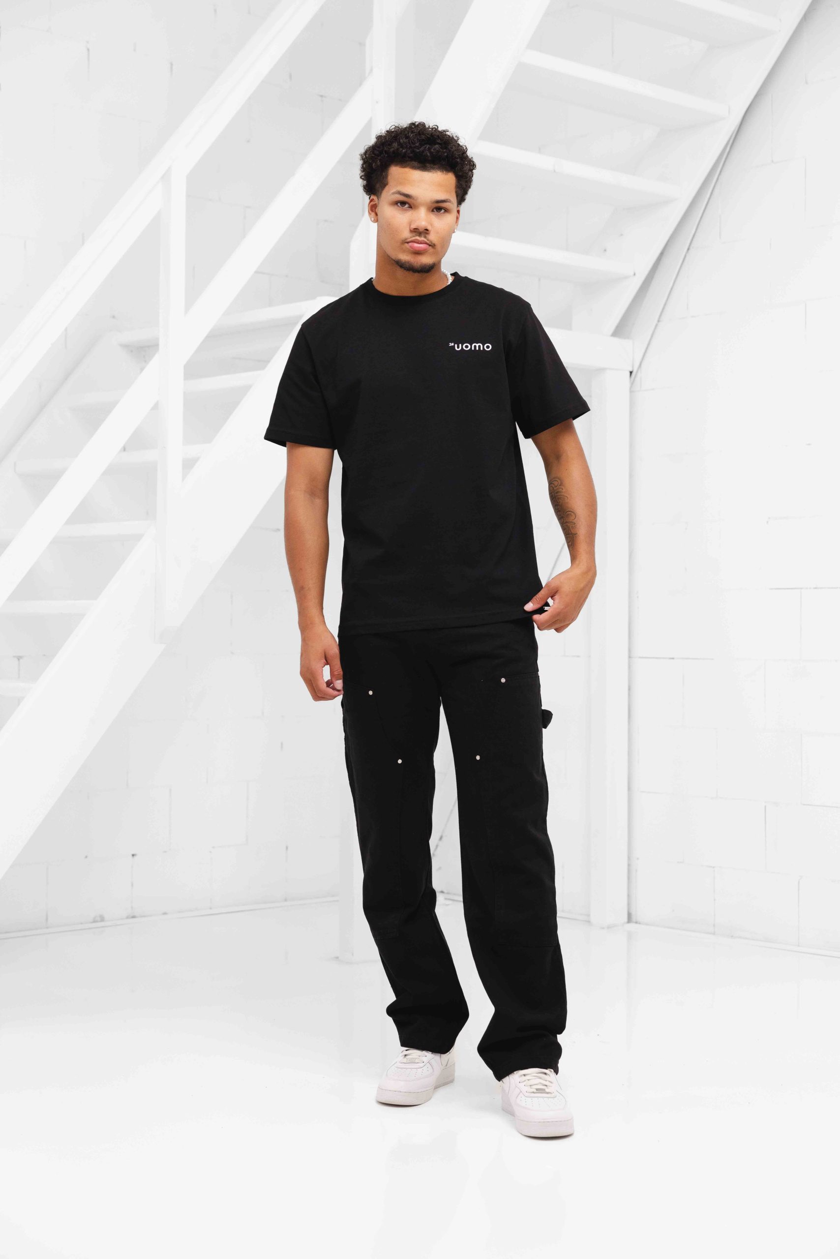 24 Uomo Elite Society T-Shirt Zwart