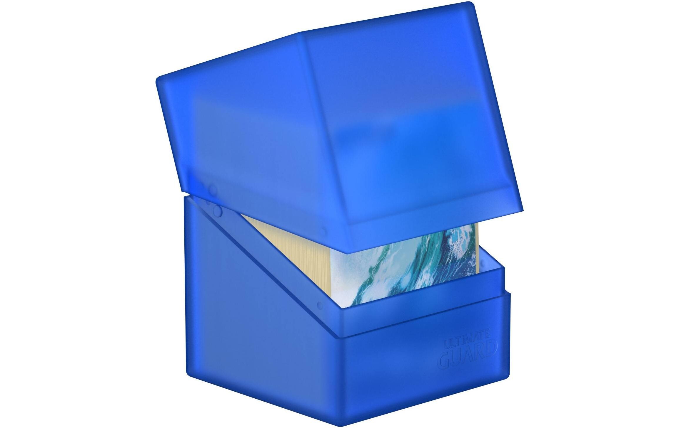 Kartenbox Boulder Deck Case Standardgrösse 100+ SapphireHandliche und feste Kartenbox mit Soft-Touch-Oberfläche