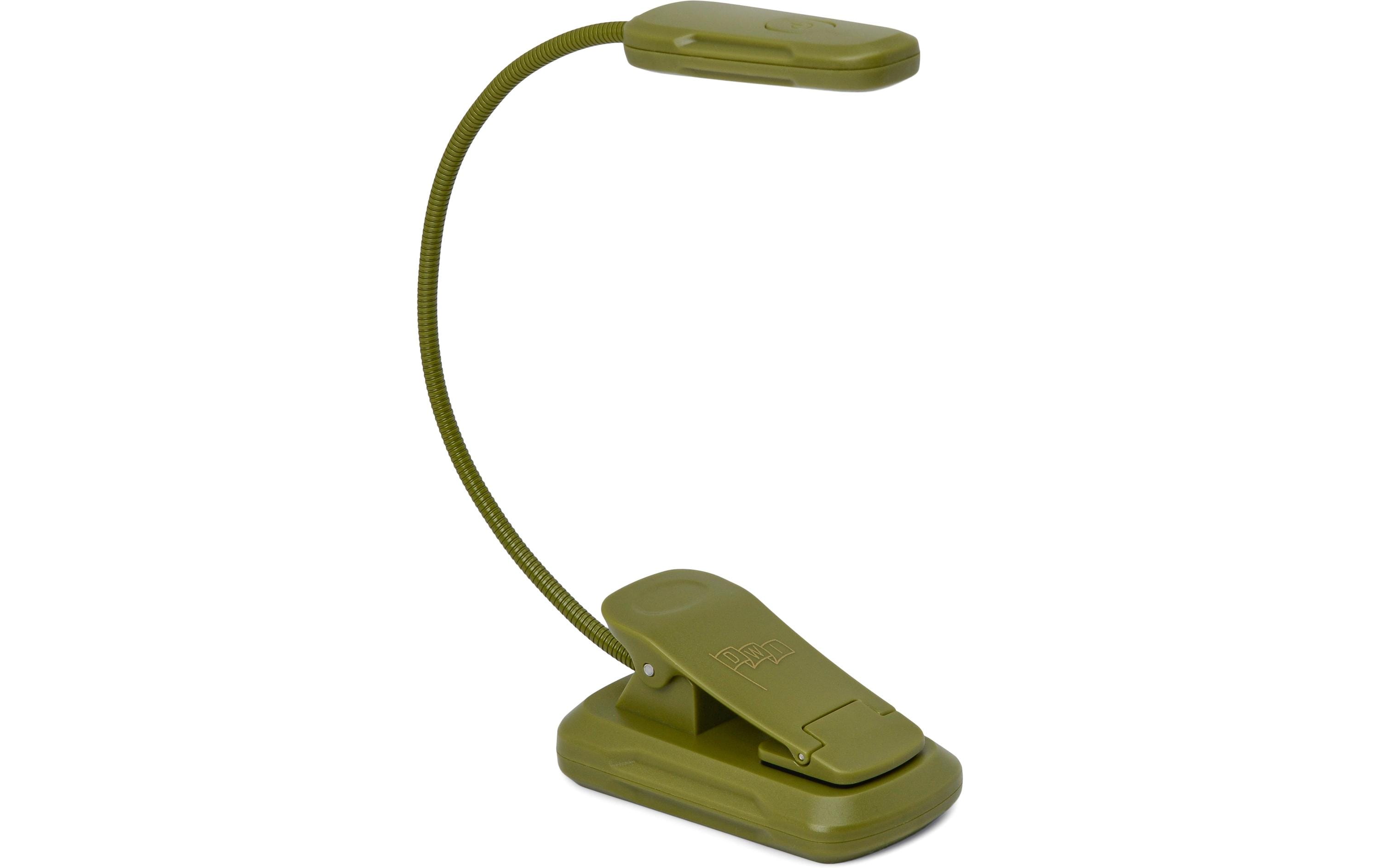Leselicht Army GreenKompakte LED-Leselampe mit Clip