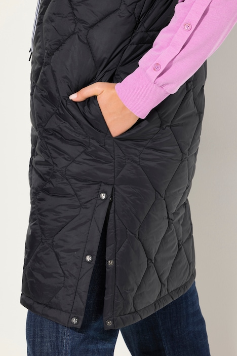 HYPRAR Steppweste, Tunnelzug, 2-Wege-Zipper, recycelt