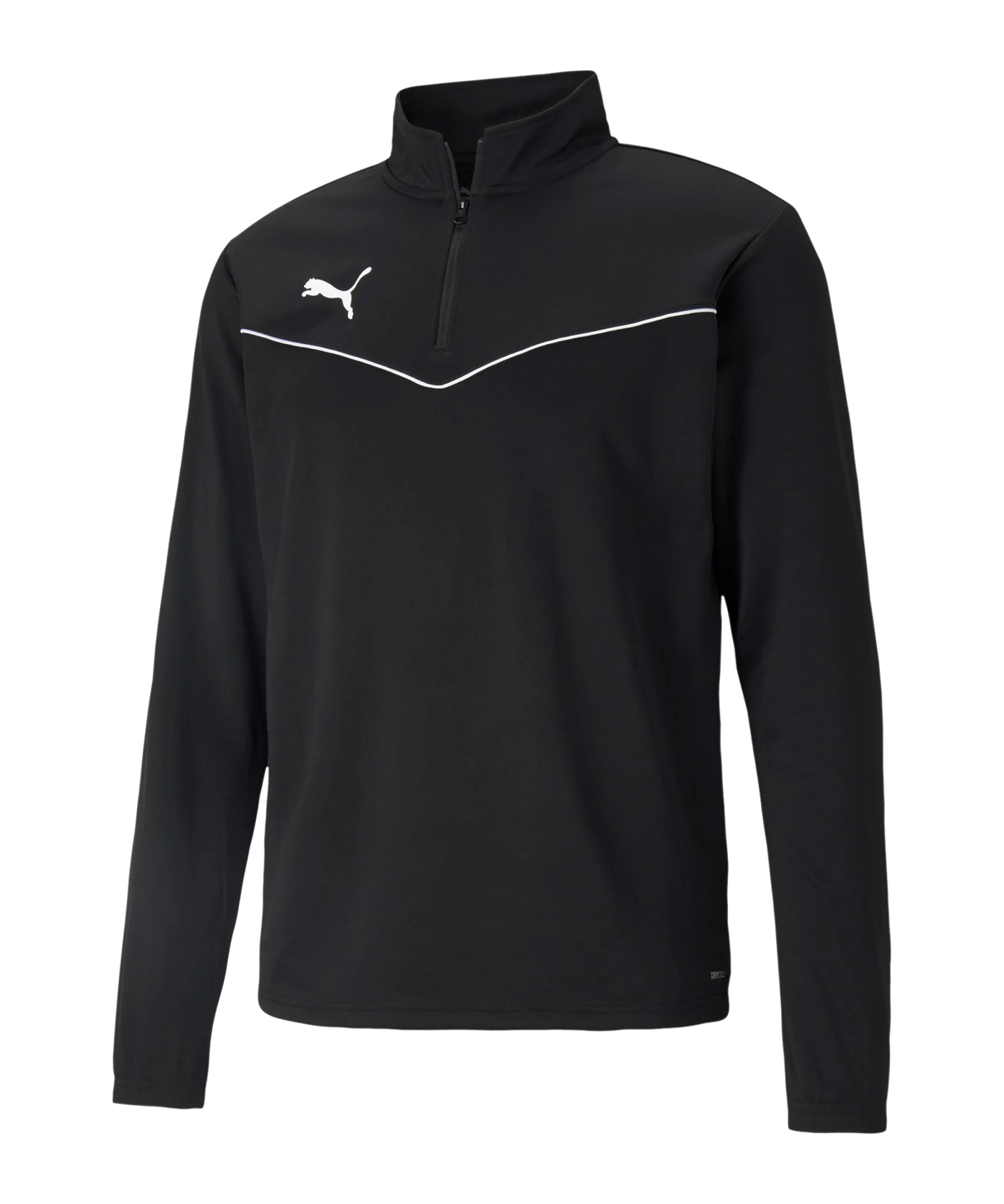 PUMA teamRISE HalfZip Sweatshirt Schwarz F03