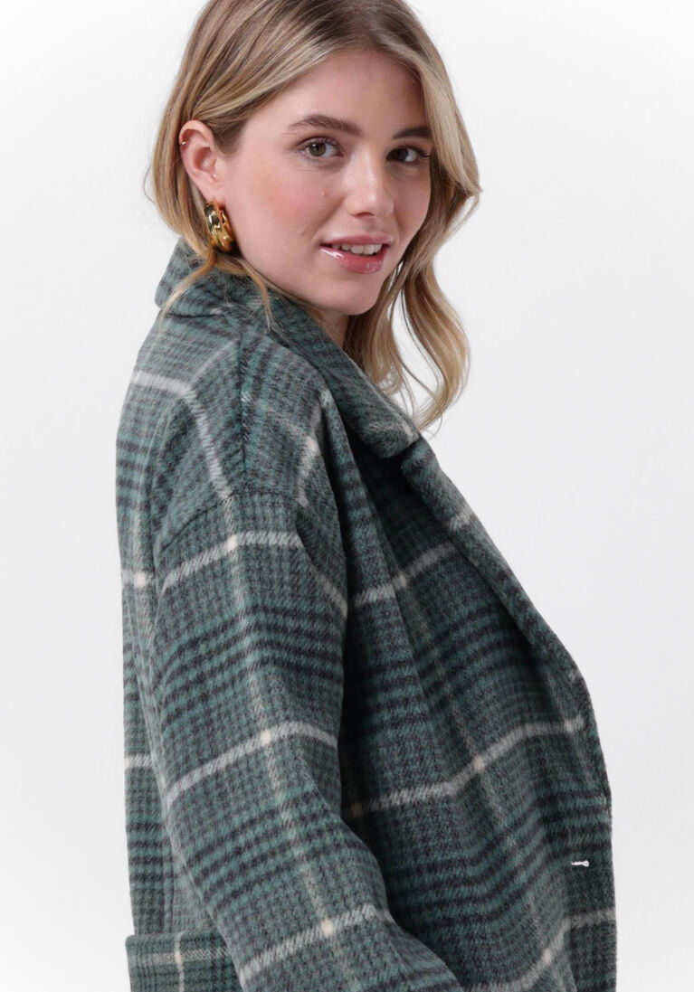 BRUUNS BAZAAR groene bruuns bazaar mantel noisette jezze coat