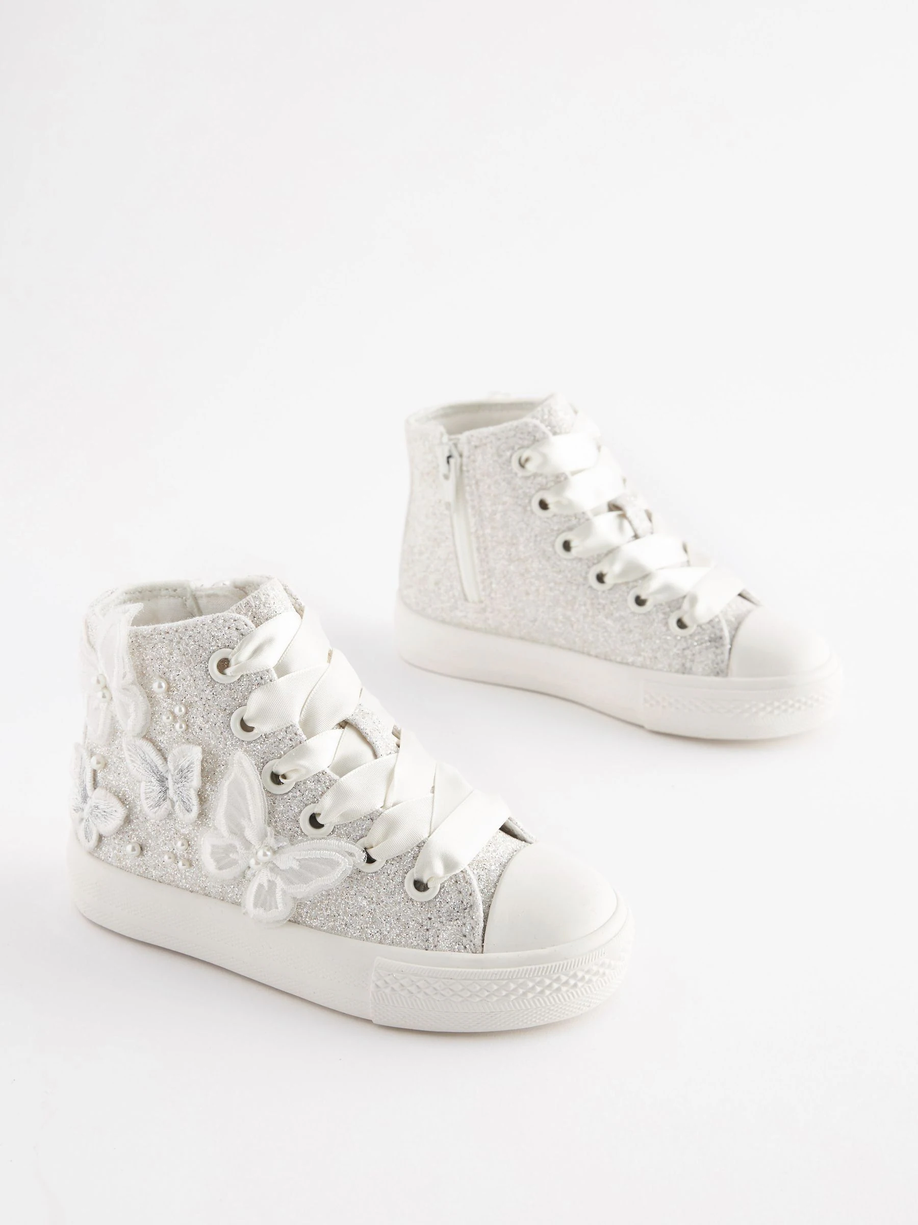 Butterfly Glitter - High Top Trainer