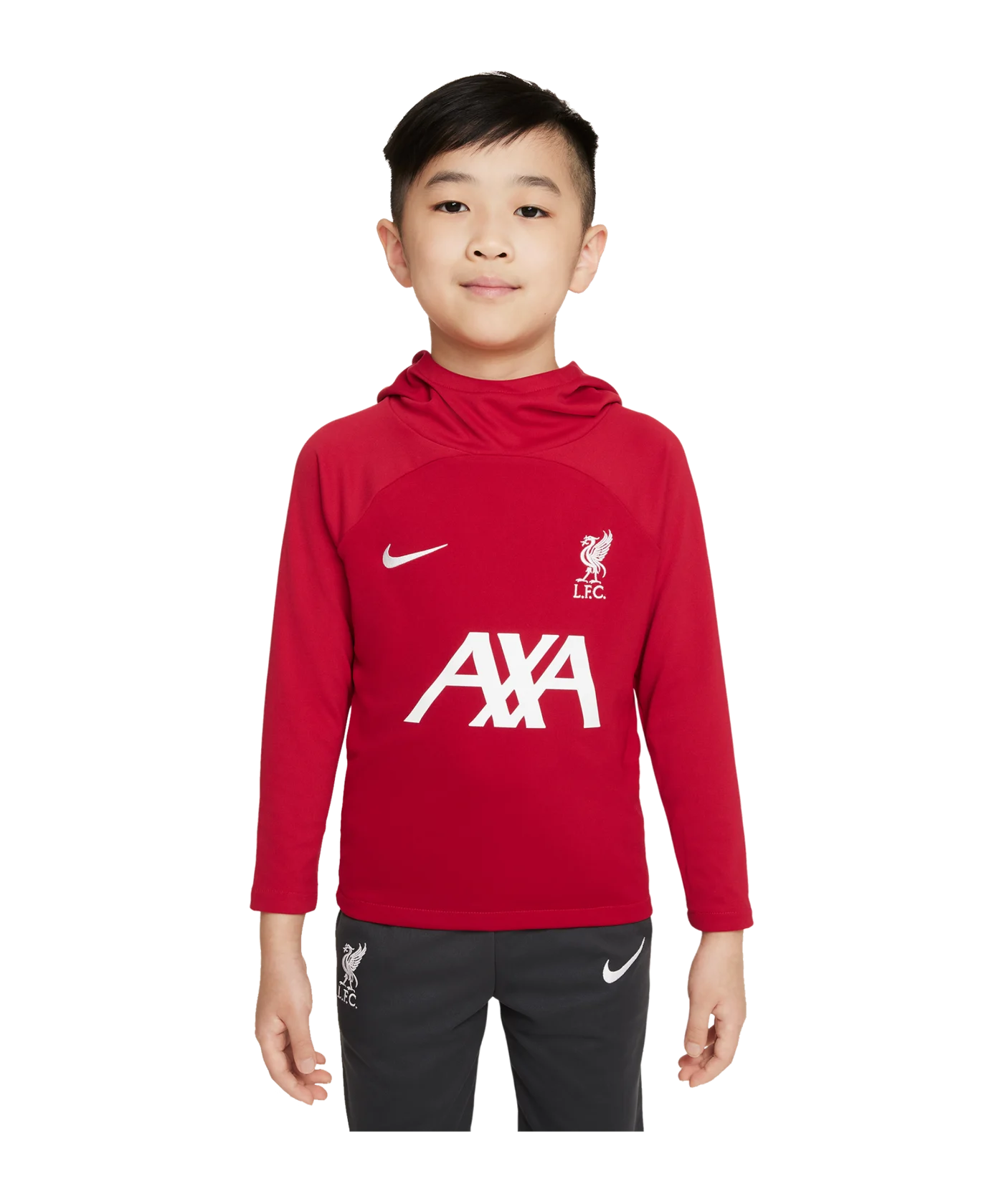 Nike FC Liverpool Academy Hoody Kids Rot F688