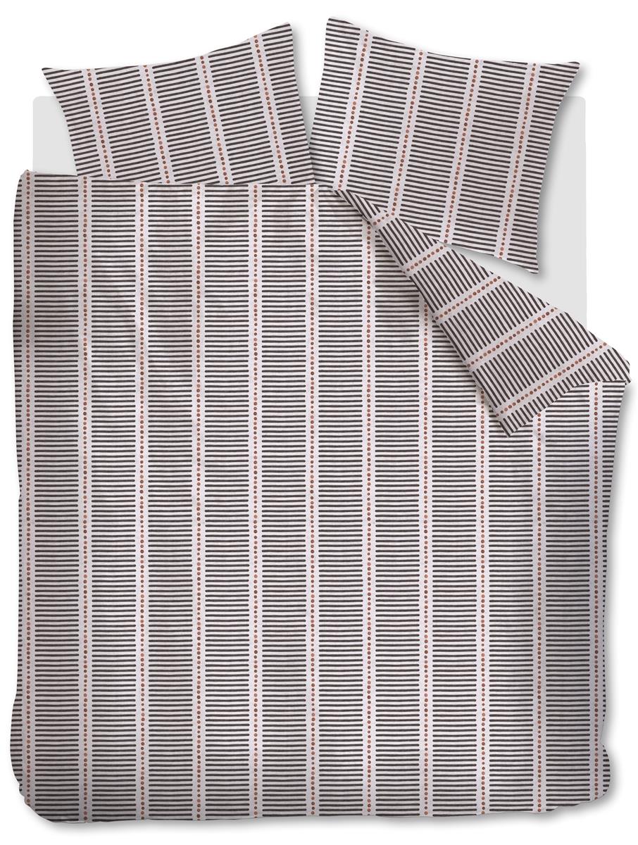 vtwonen Stip and Stripe  dekbedovertrek - 240x200|220 - Blush