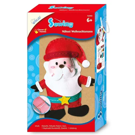 Mammut Nähset - Weihnachtsmann, Komplettset