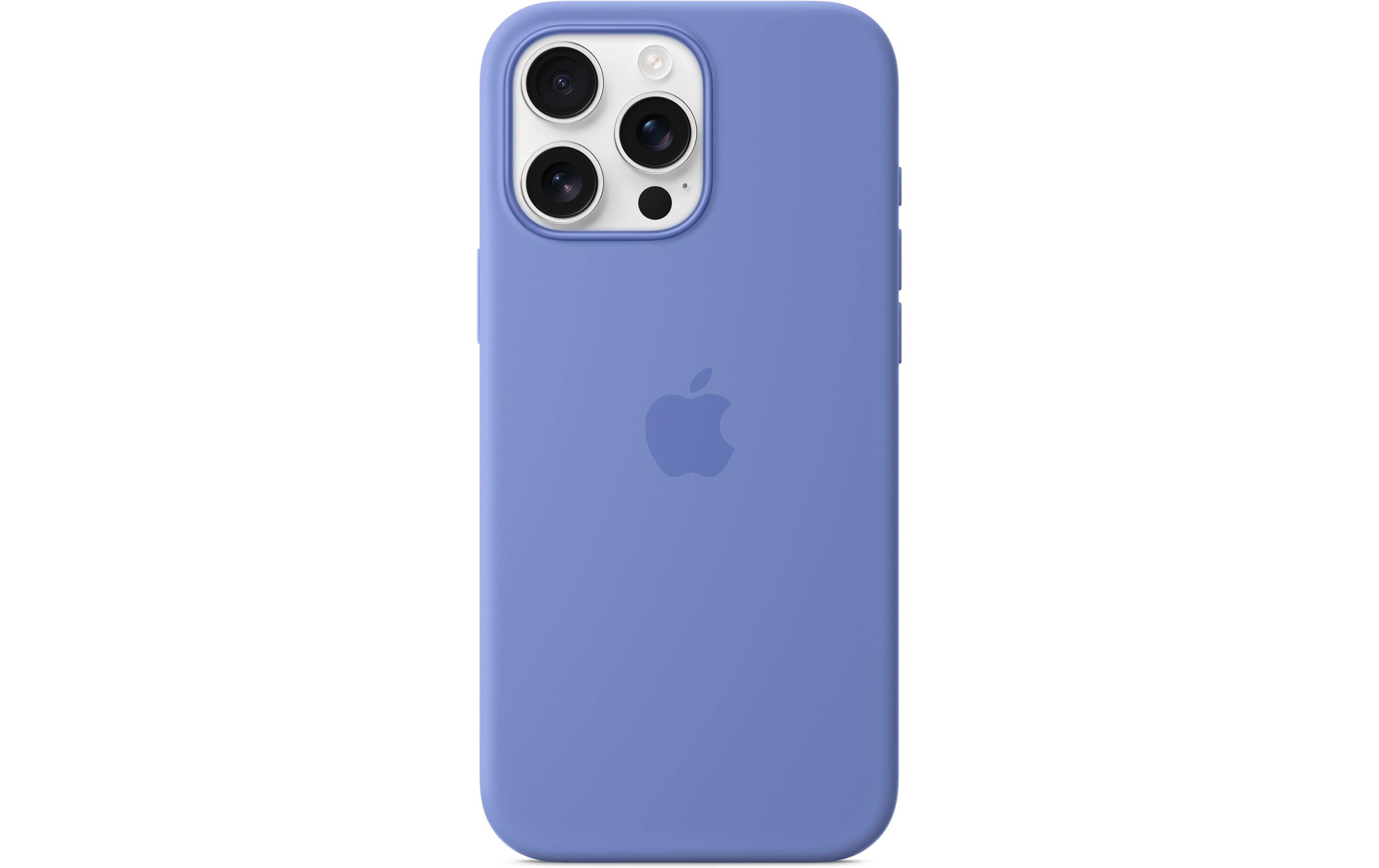 Silicone Case mit MagSafe iPhone 16 Pro Max PeriwinkleSilikon-Backcover mit «MagSafe» für das Apple iPhone 16 Pro Max