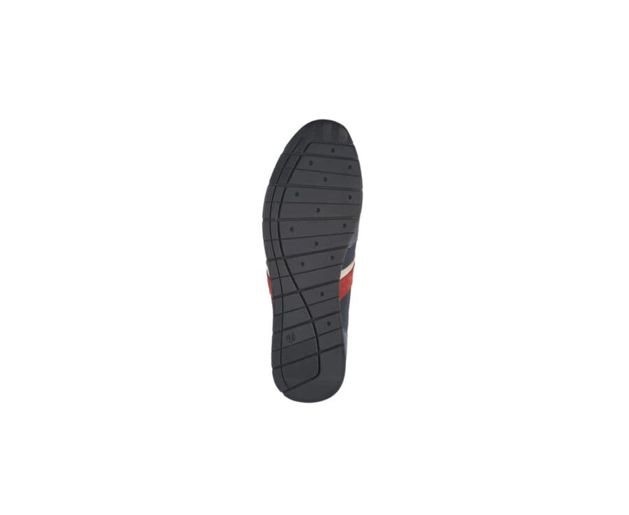 Sneakers homme Navy Patiné et Marine - MELINGA