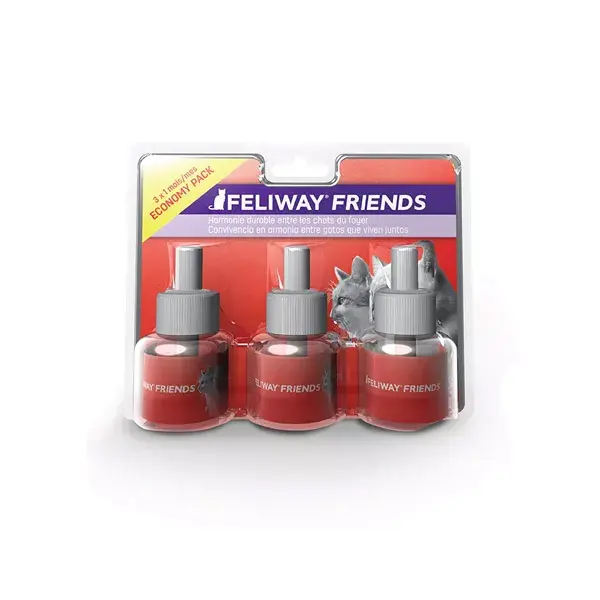 Feliway Friends Recharges pour Diffuseur 3 x 48ml