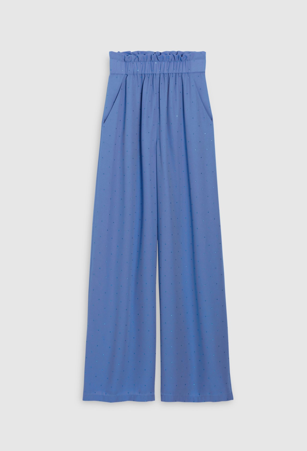 Pantalon strasse bleu ciel