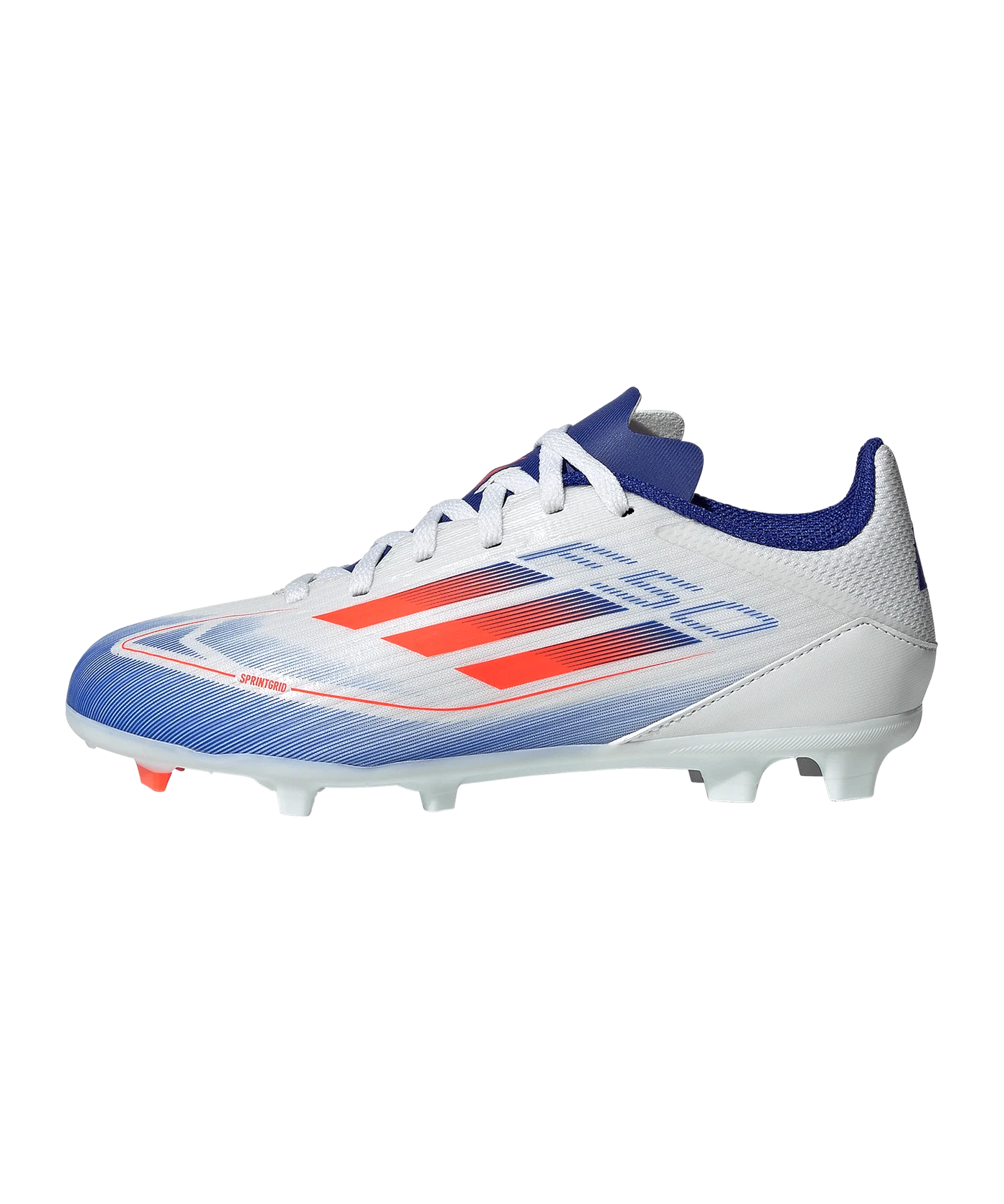 adidas F50 League FG/MG Advancement Kids Weiss Rot