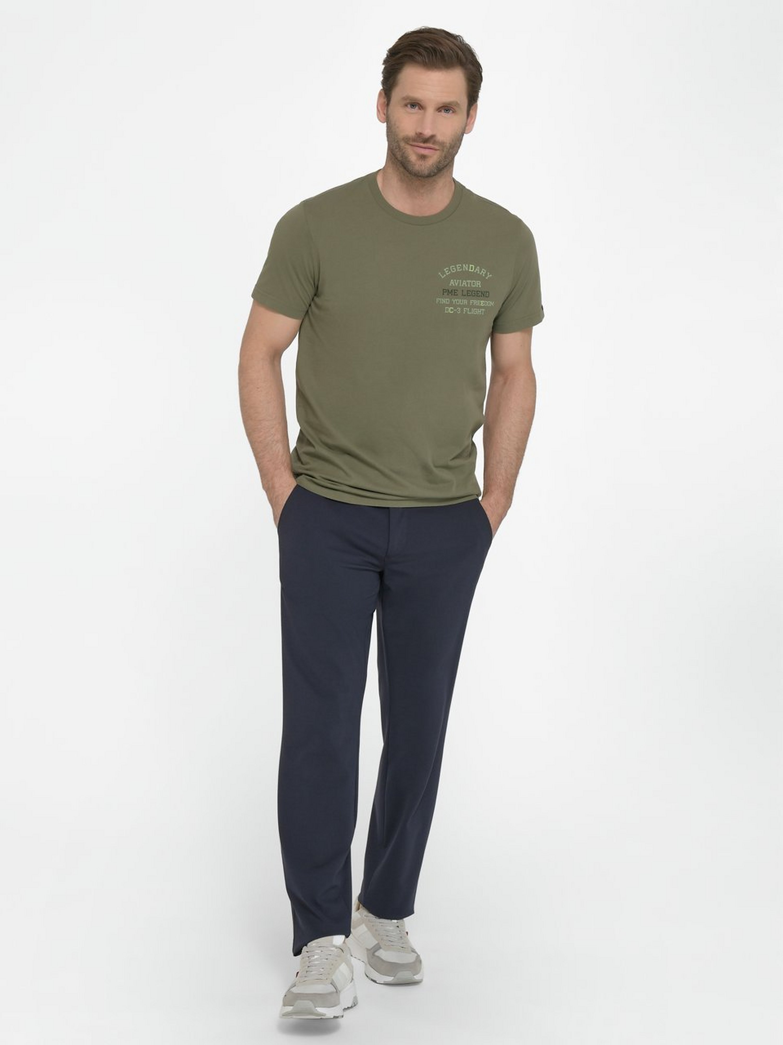 Rundhals-Shirt