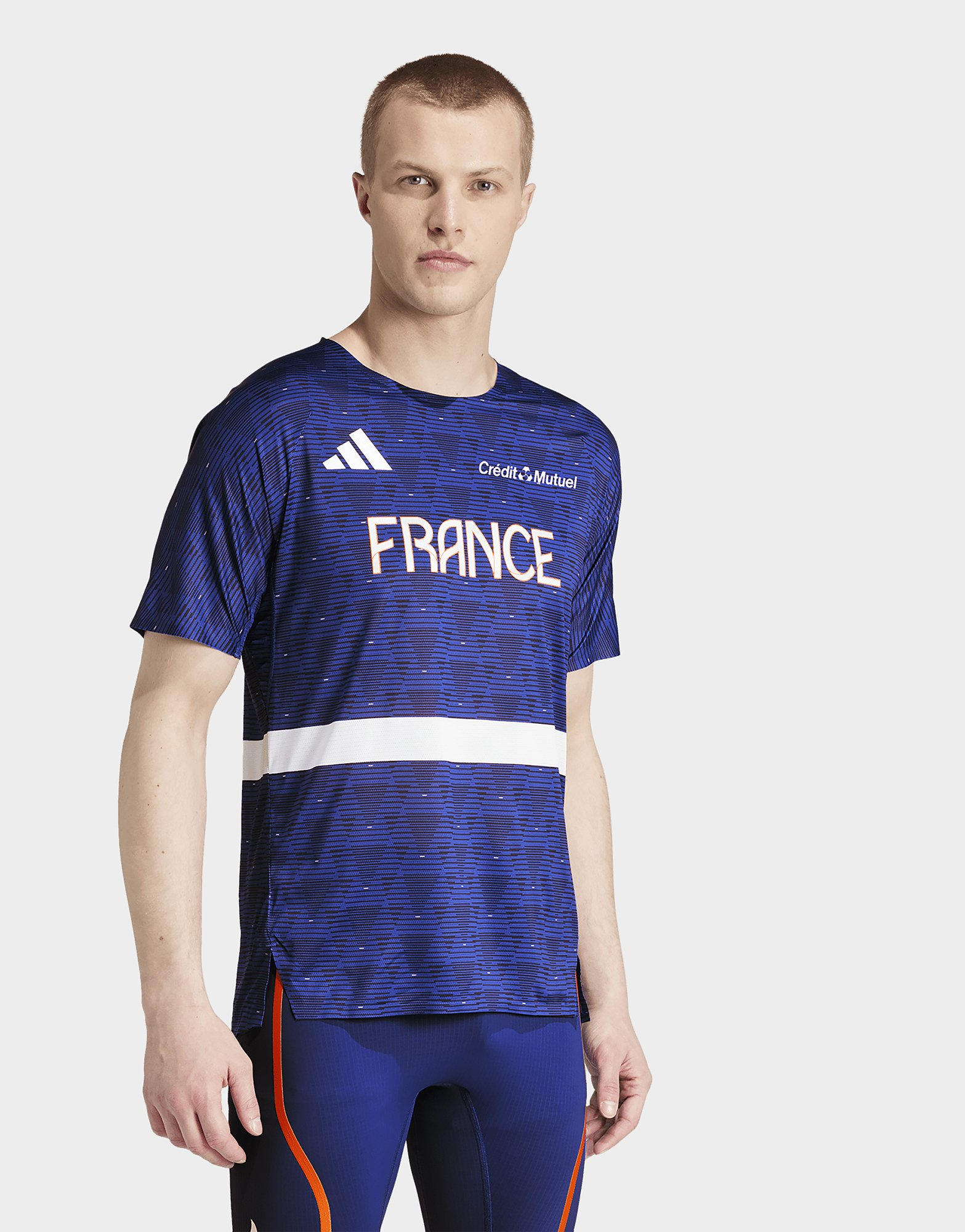 adidas T-shirt équipe de France athlétisme Hommes
