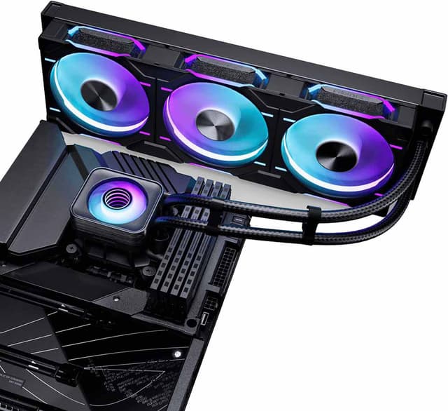 Phanteks Glacier One 360D30 AIO-vandkøler til CPU (sort)