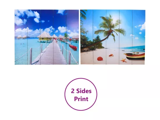 Cloison de séparation pliable 200 x 170 cm Plage