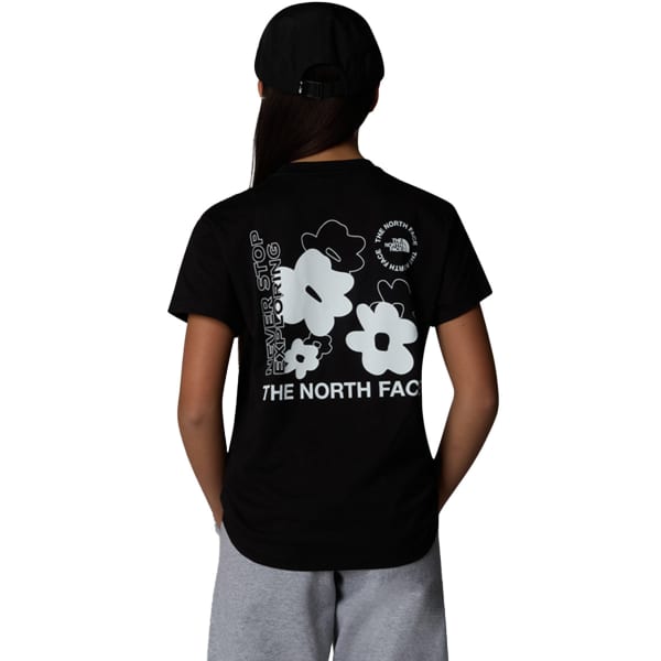 T-shirt THE NORTH FACE G FLOWER GRAPHIC RELAXED S/S TEE TNF BLACK