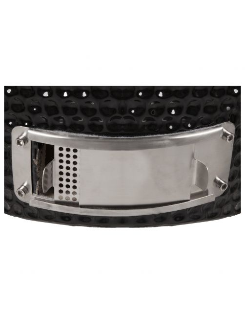 Patton Premium Kamado 16 Black - Grill - Barbecue - Ø 32.5 cm Zwart Zilver