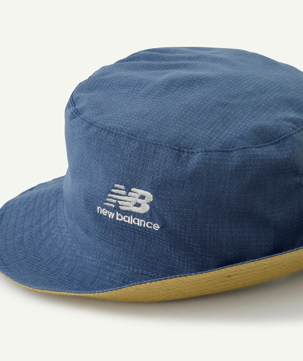 NEW BALANCEBOB RÉVERSIBLE GARÇON BLEU INDIGO ET KAKI