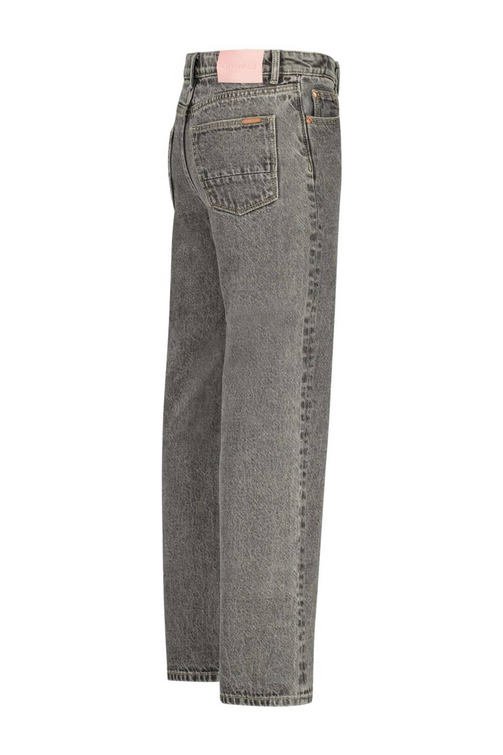 Vingino wide leg jeans Cato grey vintage