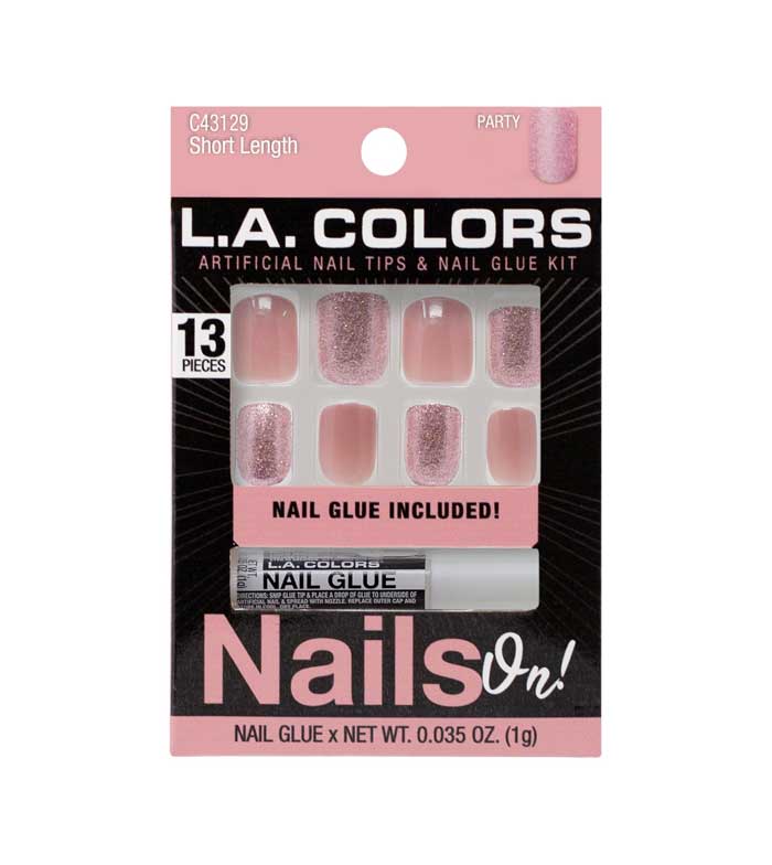 L.A Colors - Unhas postiças Nails On! - Party