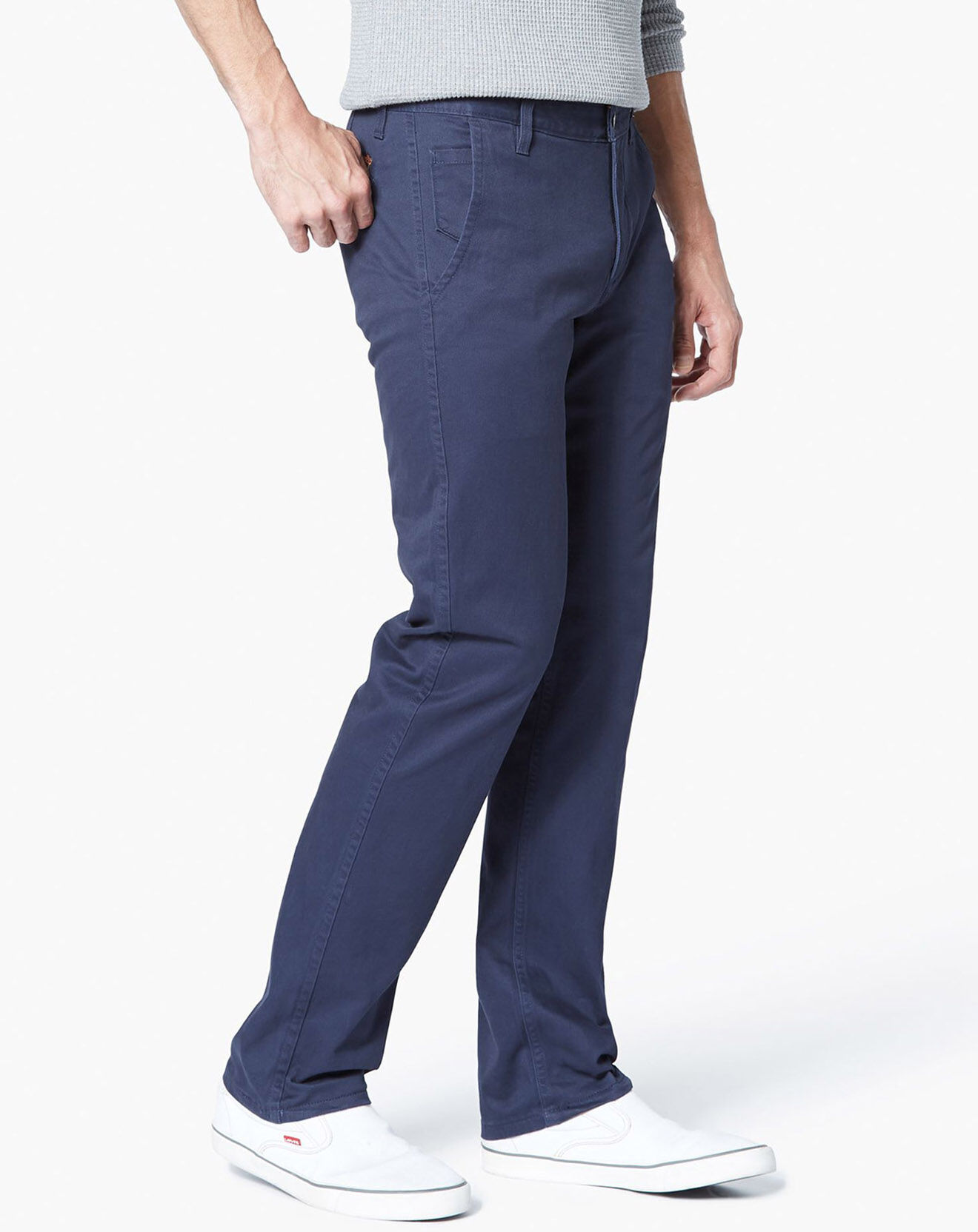 Dockers Pantalon Alpha Original Slim bleu marine