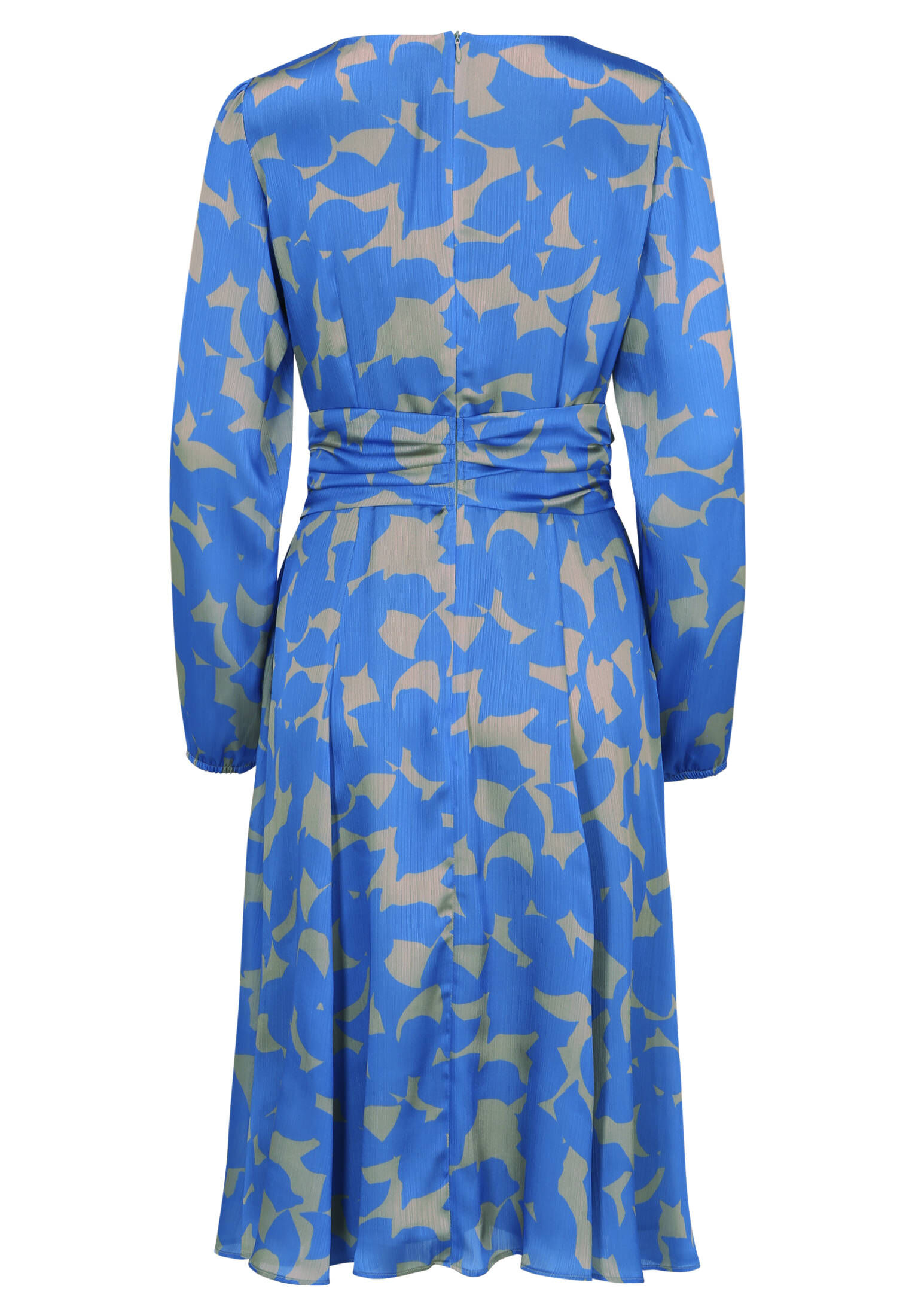 Betty & Co| Damen Chiffonkleid langarm