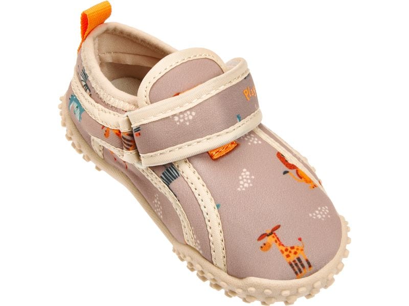 Playshoes Badeschuhe Wildtiere Braun Gr. 20-21 Aqua-Schuhe für Jungen