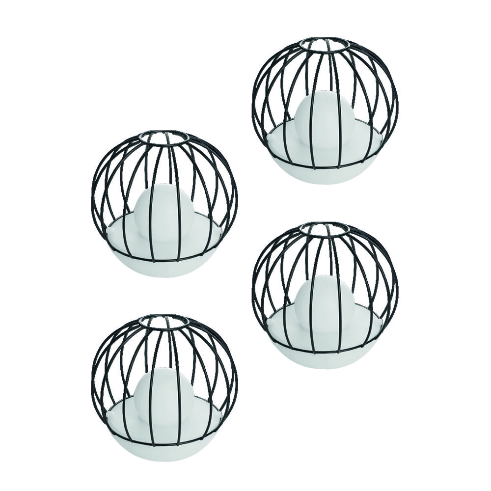 Solar deco ball - pack de 4 lampes