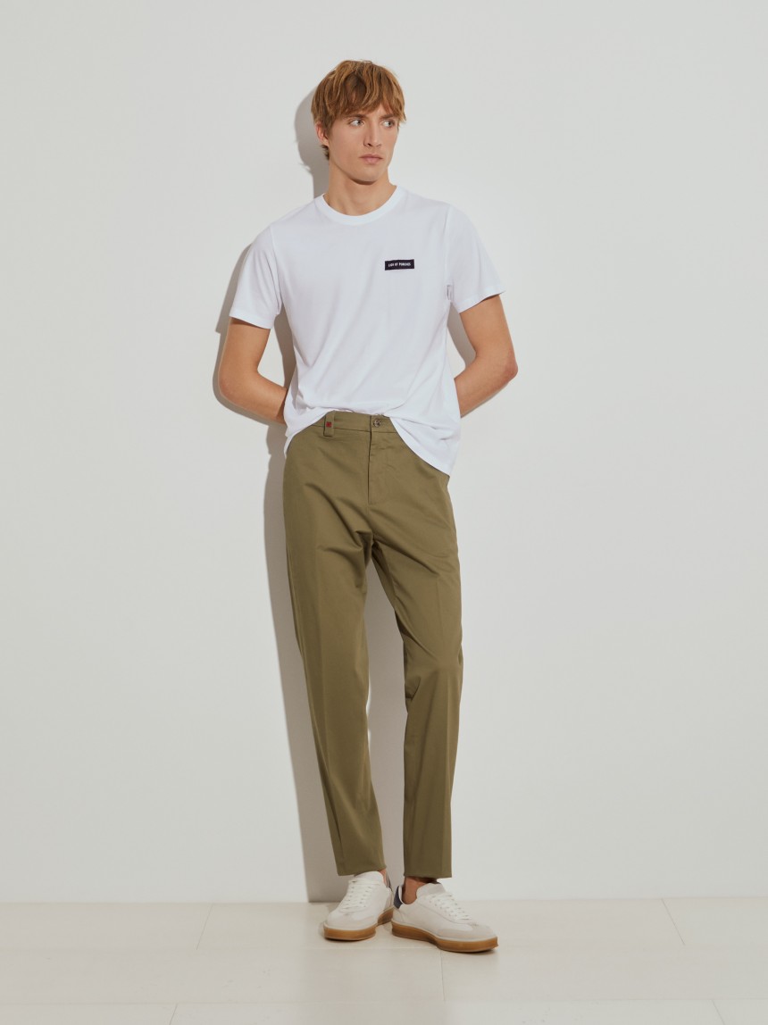 Calças chino regular fit