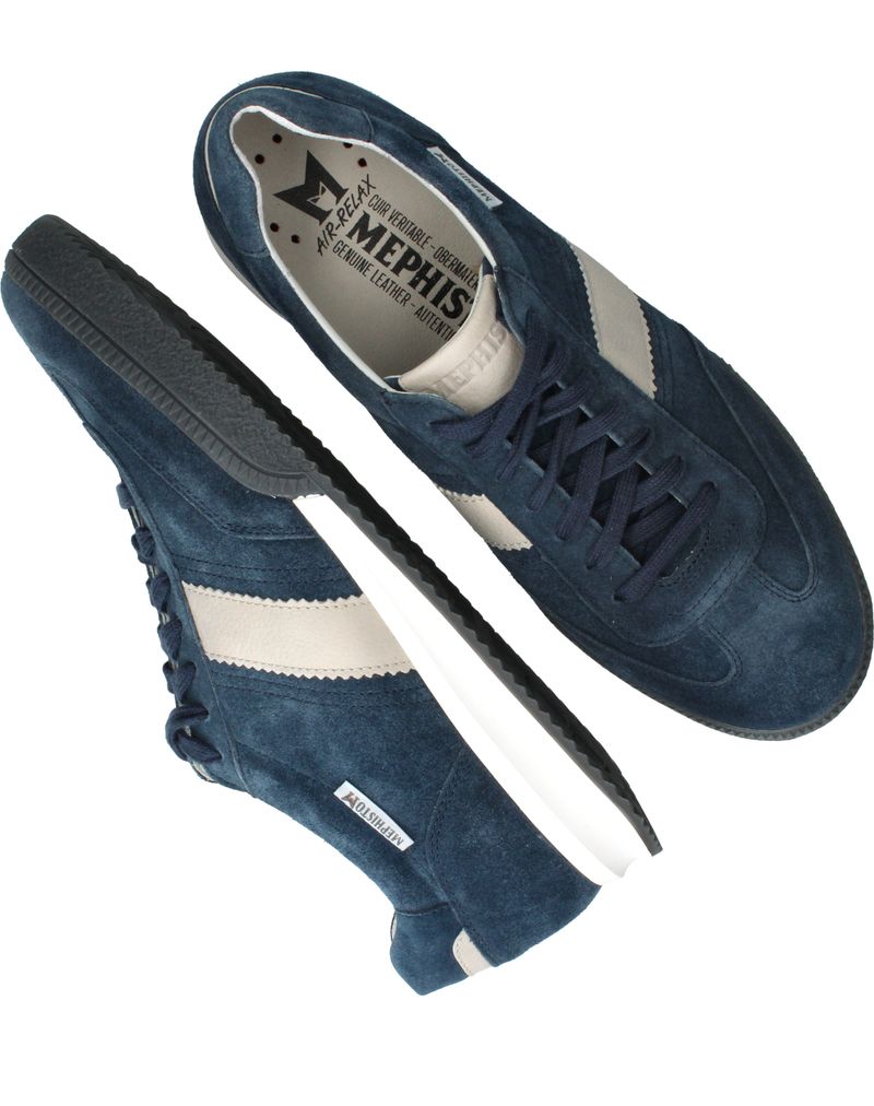 Mephisto Elyo Sneakers Blauw Heren
