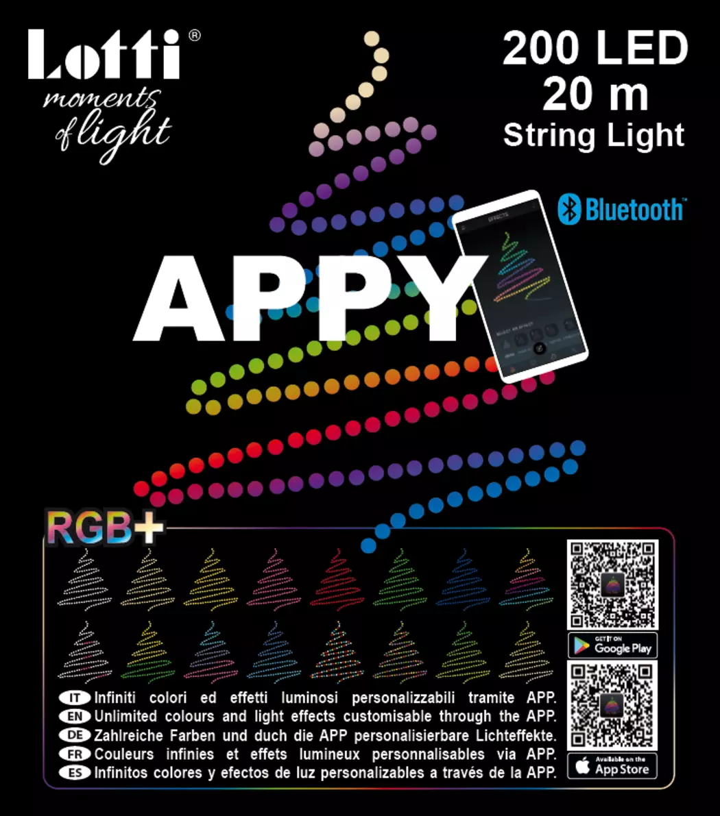 LED-Lichterkette Appy 200