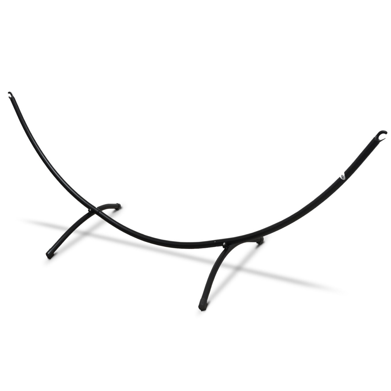 Doppel Hängematte mit Gestell 200x120 cm Garten Hängeliege Outdoor Metall blau
