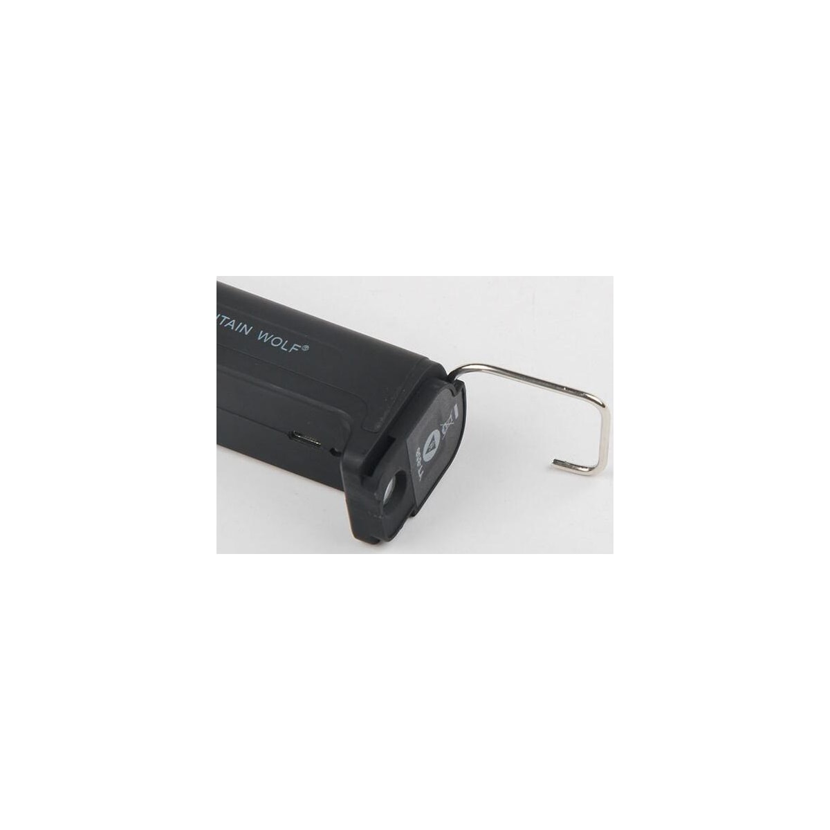 Oppladbar lommelykt 2000mAh, svart