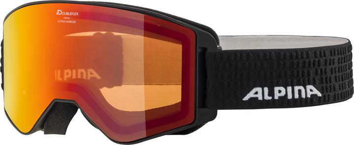 Alpina NARKOJA Q-LITE black-orange Skibrille 2022/23