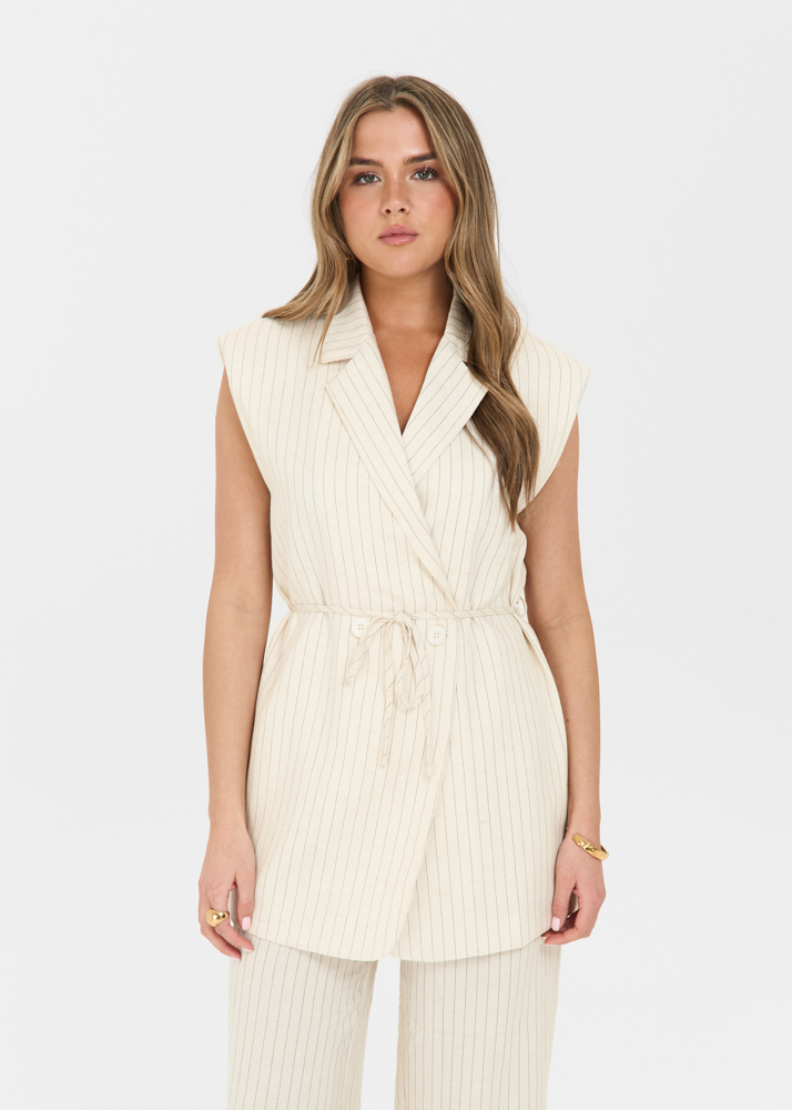 Livia gilet beige