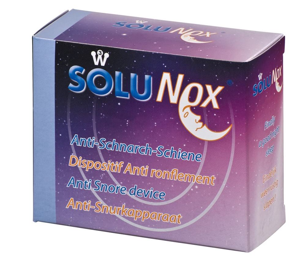 SOLUNOX Anti-Schnarcherschiene<br>1 Stück, transparent
