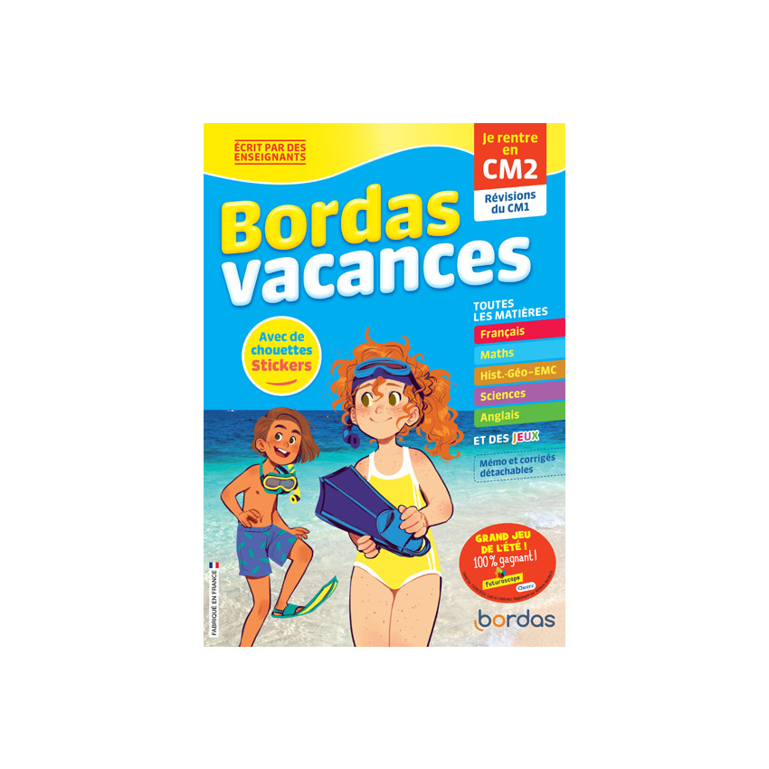 Cahier de vacances - Je rentre en CM2
