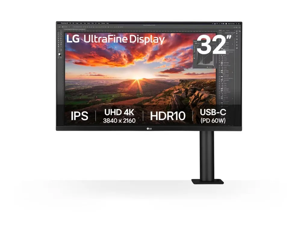 LG UltraFine Ergo 32UN880K-B - LED-skærm - 32