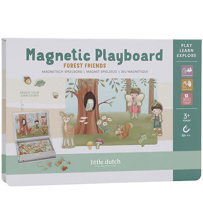 Little Dutch Magnetisk Legebr?t - Forest Friends