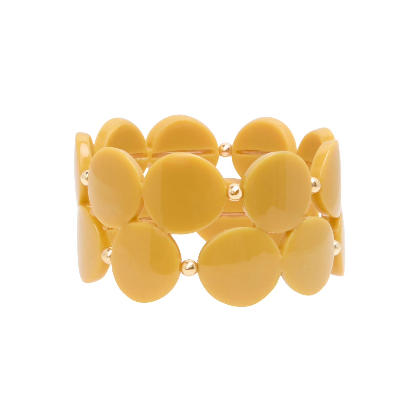 JAZZ - Bracelet manchette| Jaune