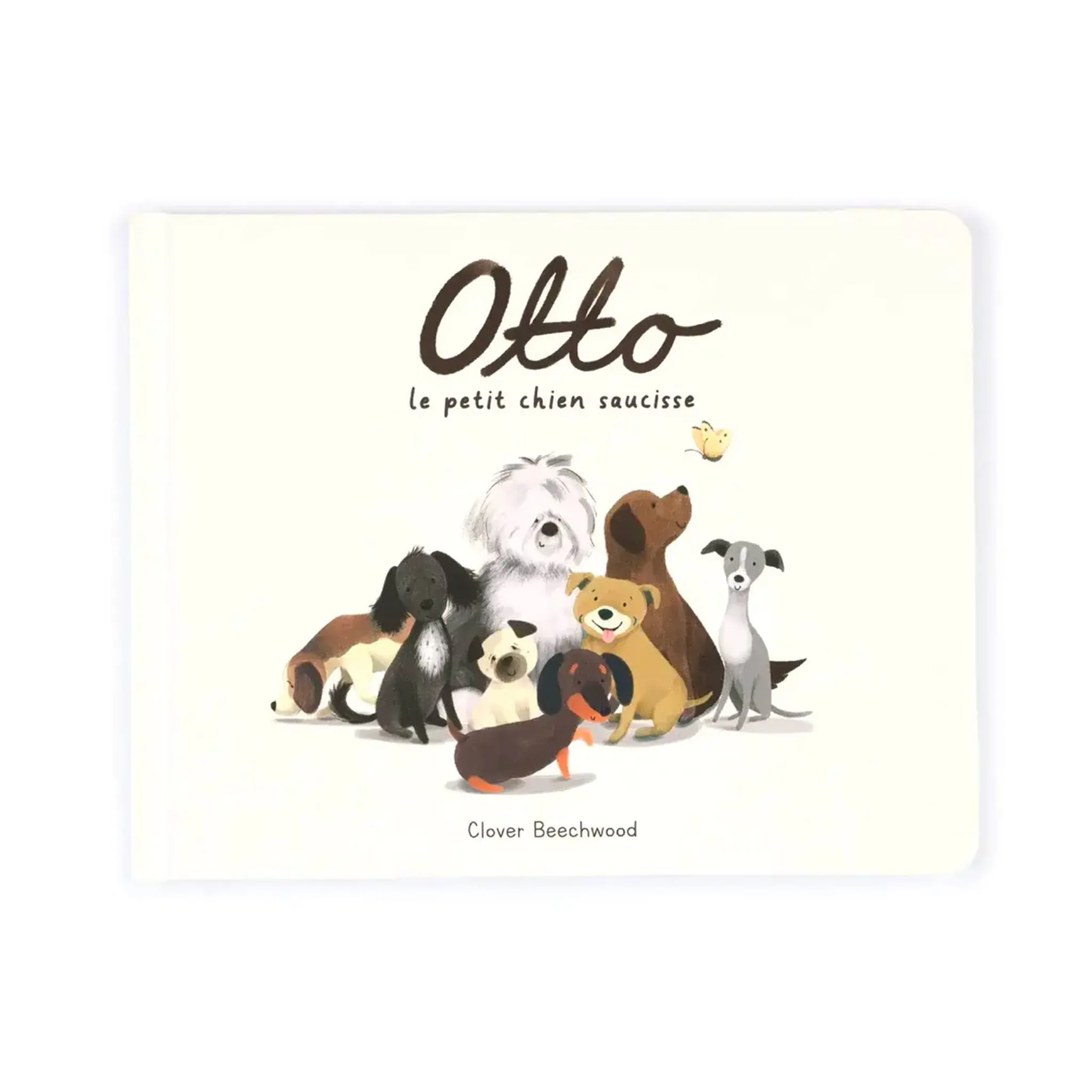 Jellycat Chien Saucisse Freddie + Livre Otto Le Petit Chien Saucisse (Version Française)