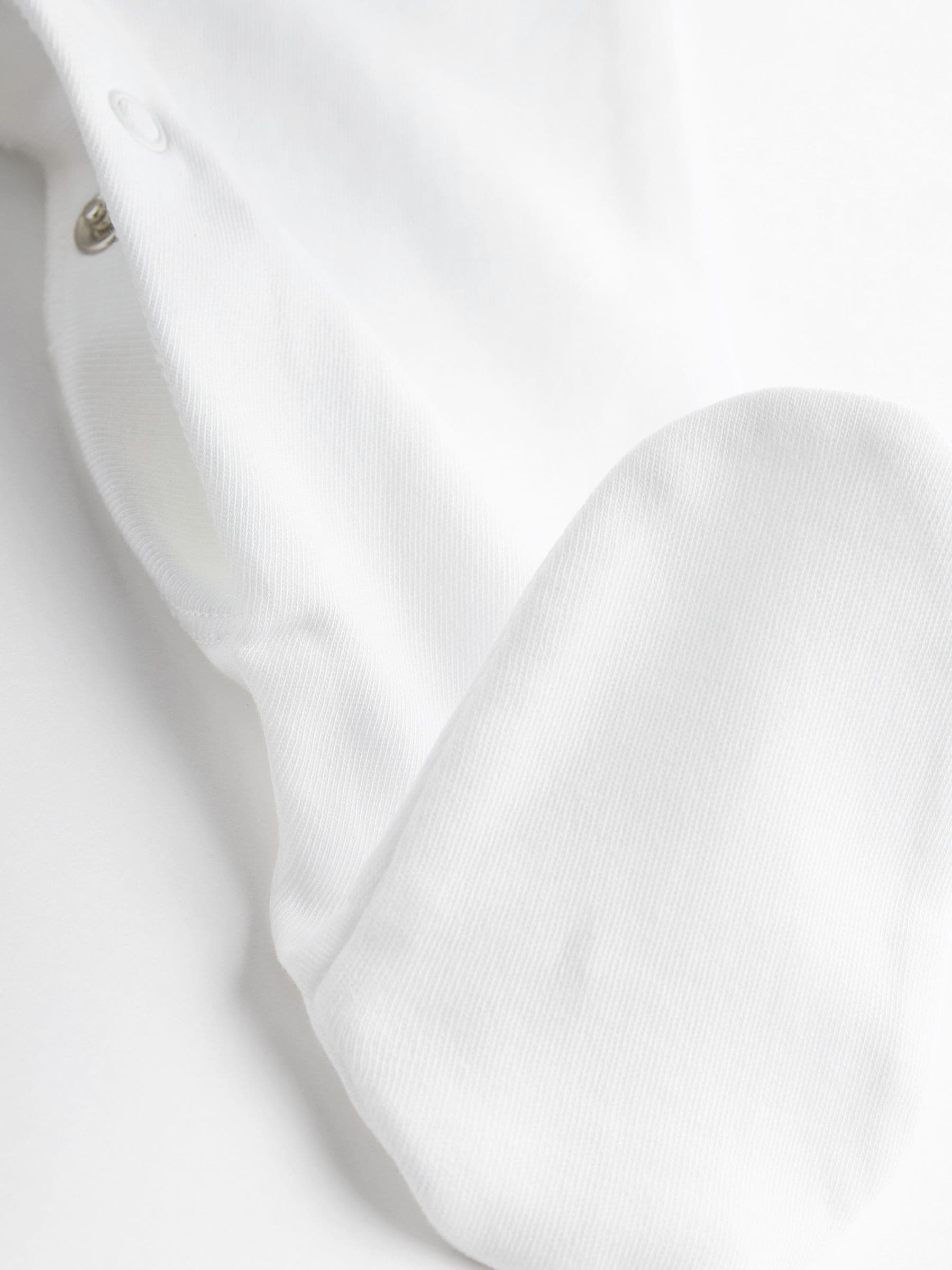 Wit - 100% katoenen babypyjama's (0-18mnd)