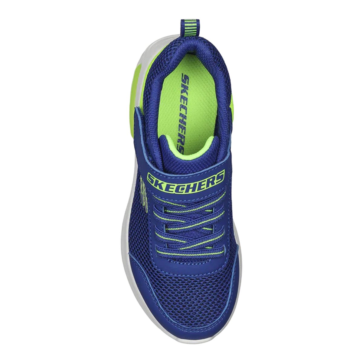 2X les points-Boundtech-jb-Baskets - Talon plat - Bleu