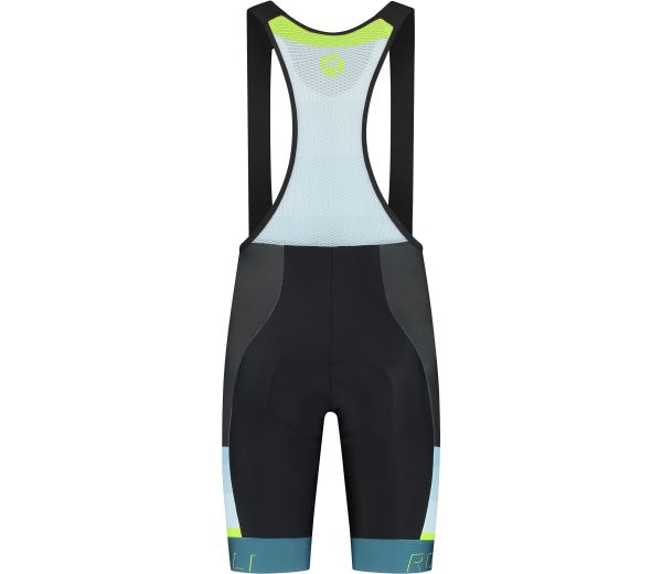 Rogelli Hero 2 Bib Cykelshorts, Black/Blue/Lime