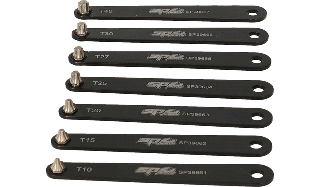 Nøglesæt m/bits torx mini - SP Tools
