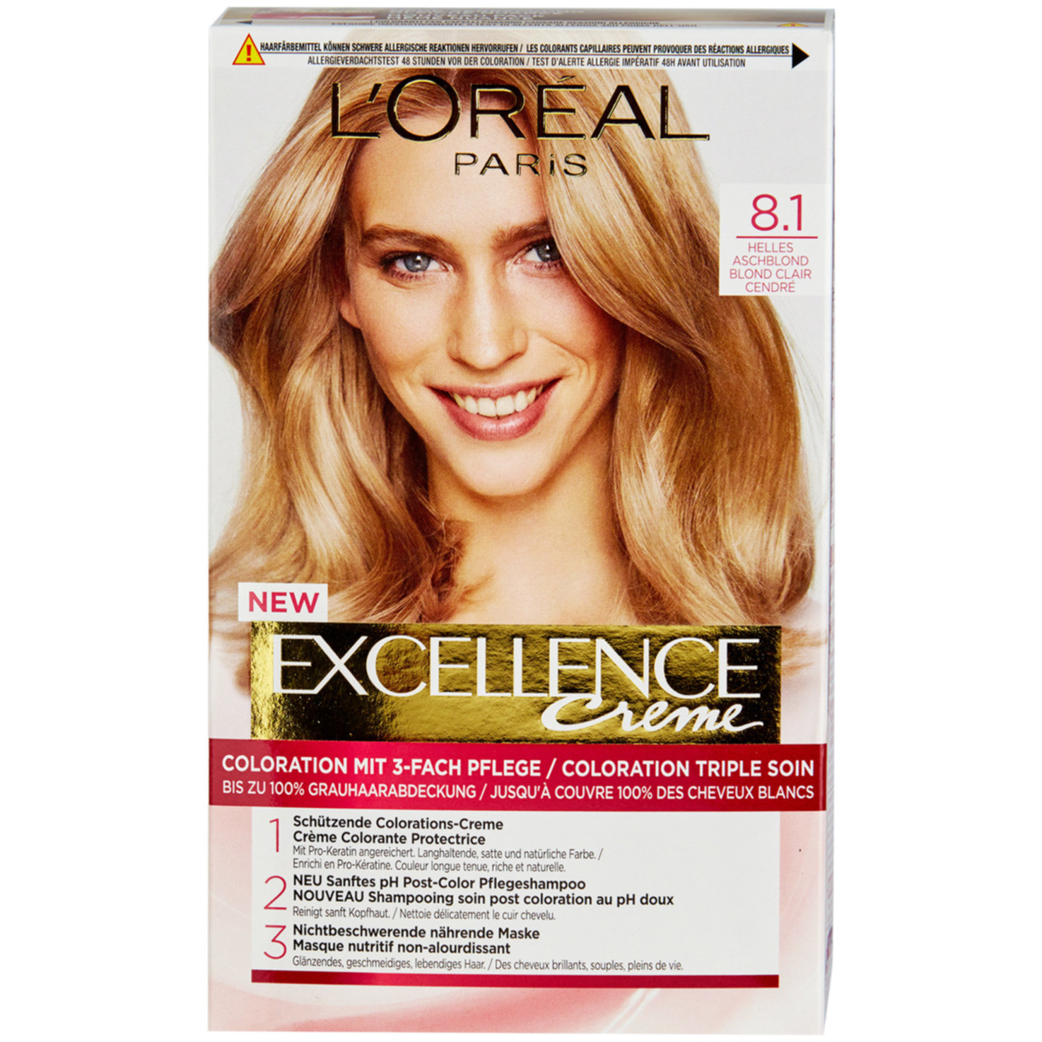 Excellence 8.1 helles Aschblond