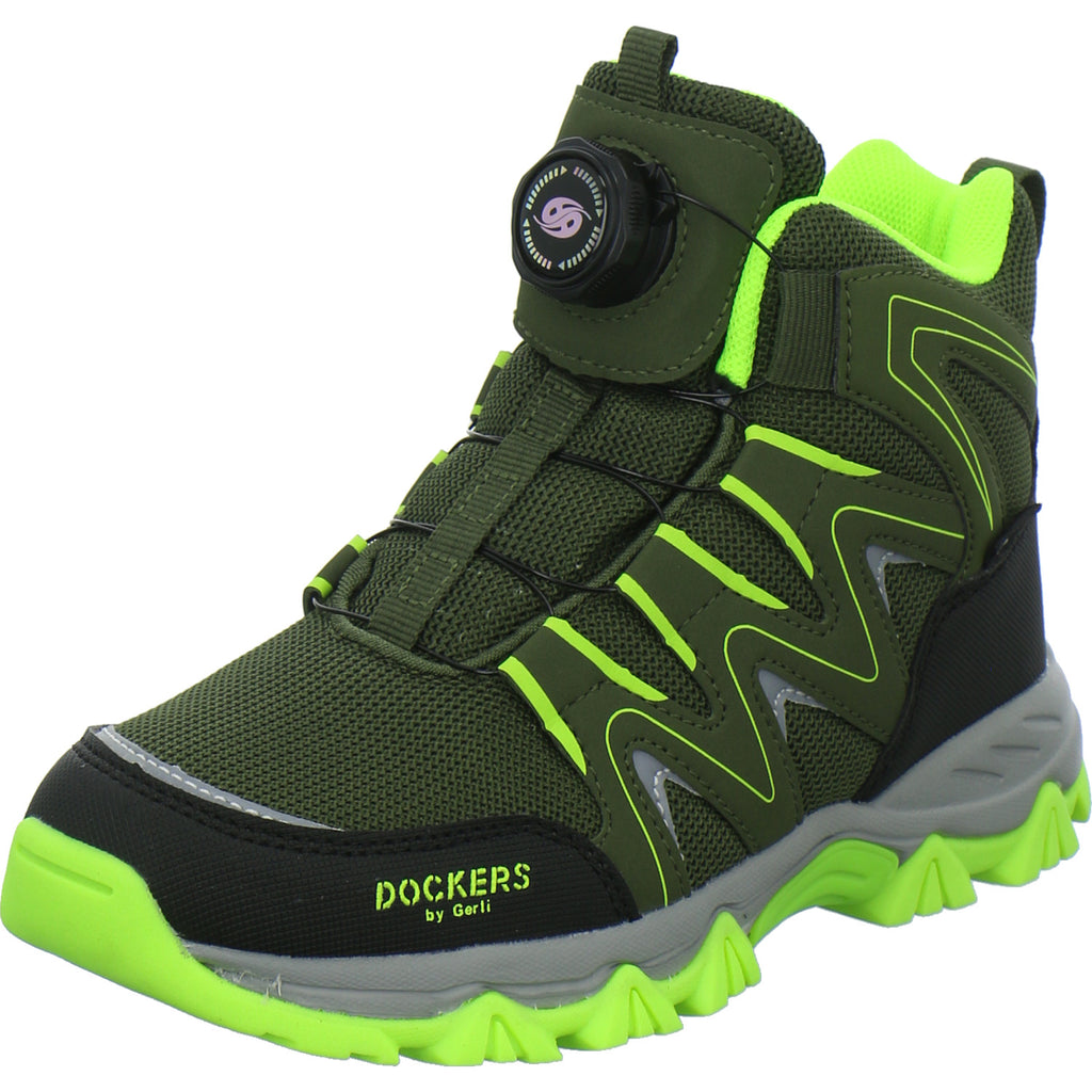 Dockers Stiefel ungefüttert Jungen oliv