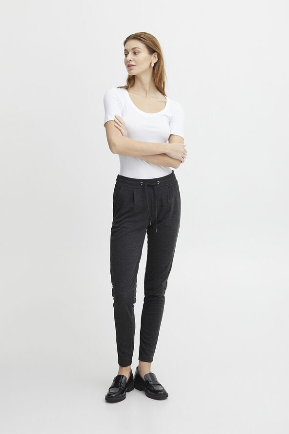 ICHI Kate Dark grey melange