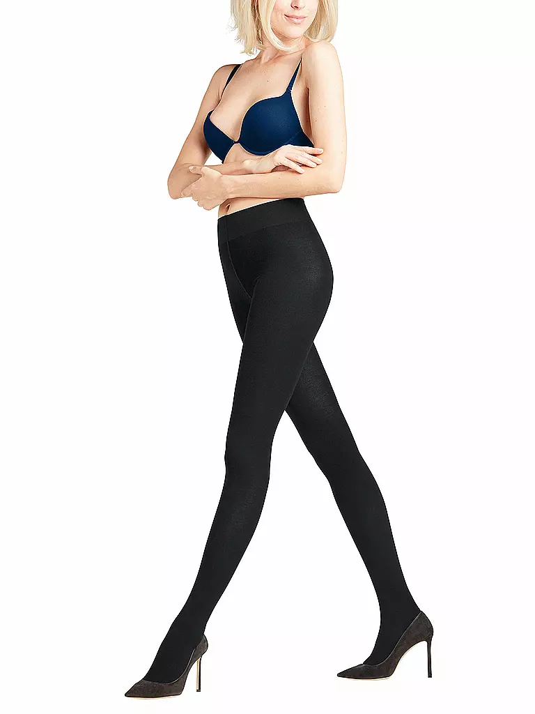 FALKE Strickstrumpfhose Family Black schwarz