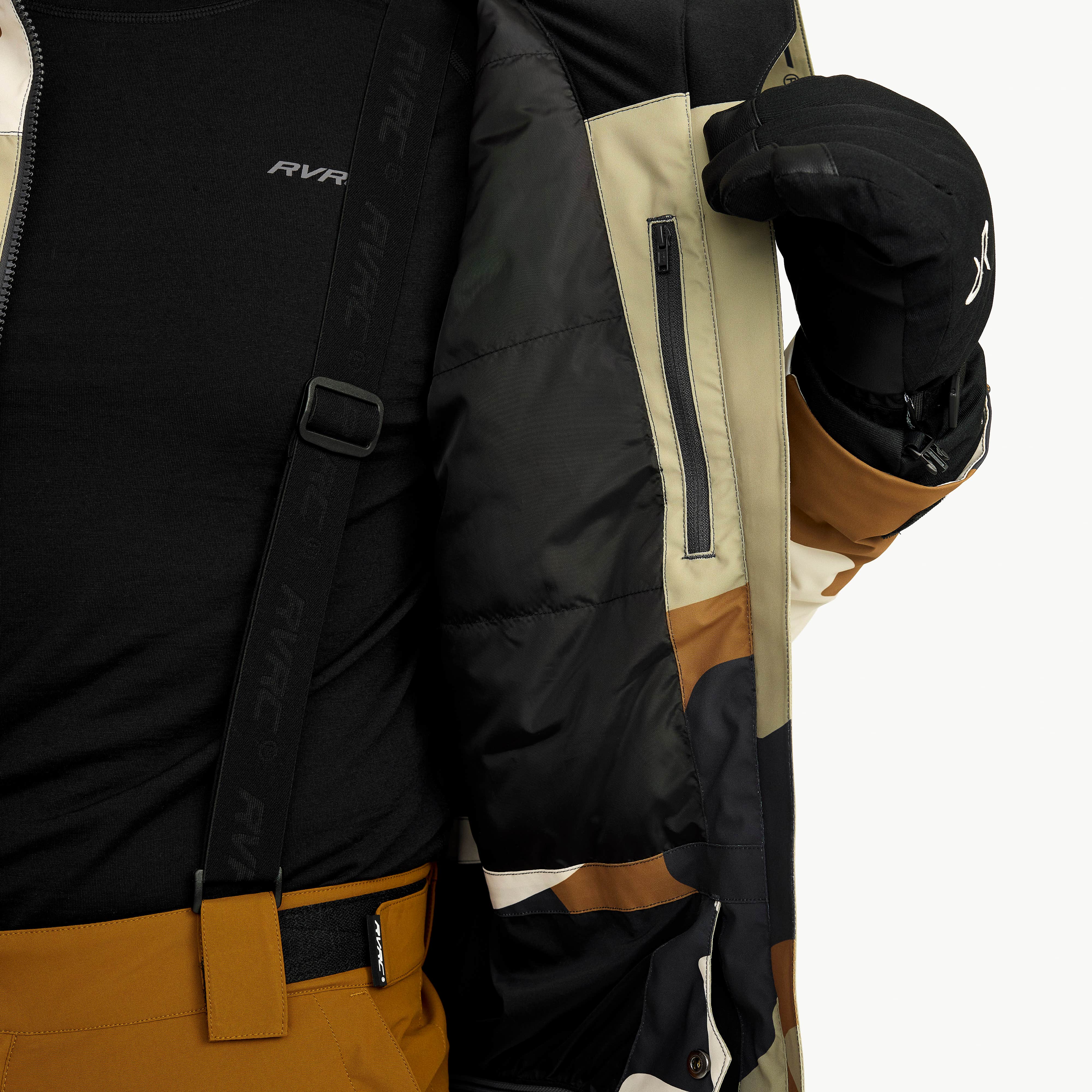 Halo 2L Insulated Ski Jacket Herre Anthracite/Rubber